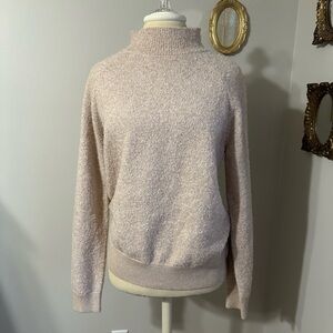 Hem & Thread Soft Pink Turtleneck Sweater